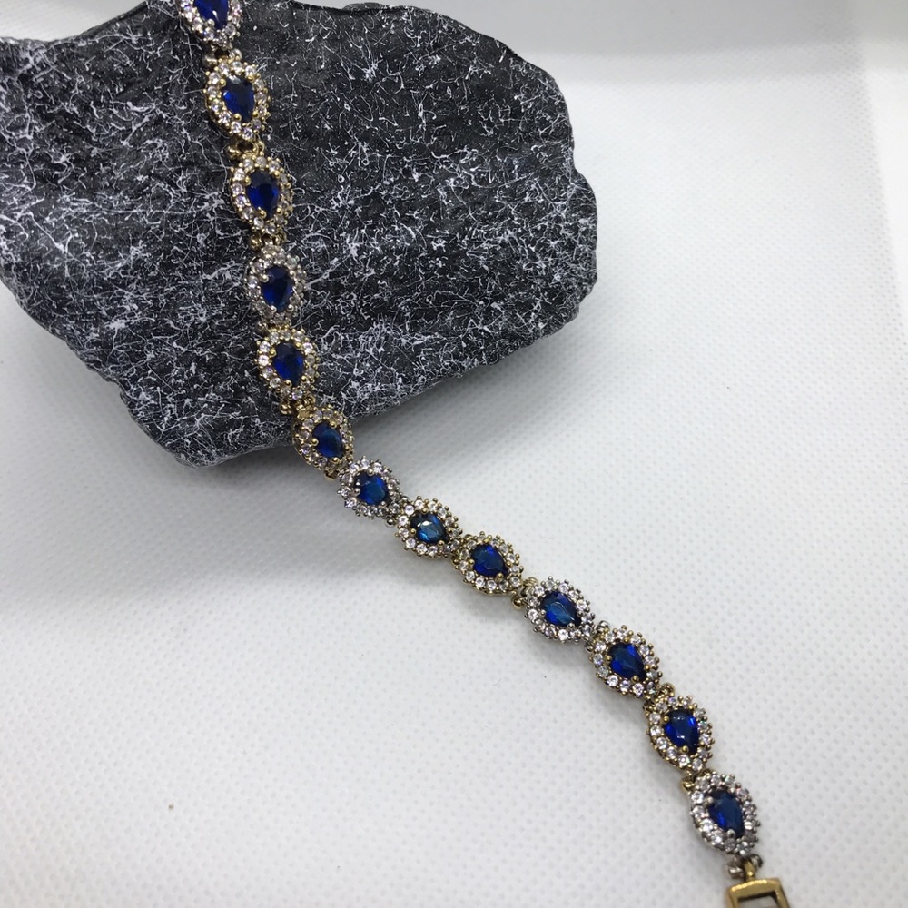 Turkish 925 Sterling Silverand bronze, topaz a - Picture 2 of 5